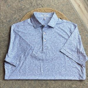 Peter Millar Villa Keys Performance Jersey Polo Shirt Men’s Sz Medium